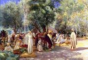 Arab or Arabic people and life. Orientalism oil paintings  479 unknow artist